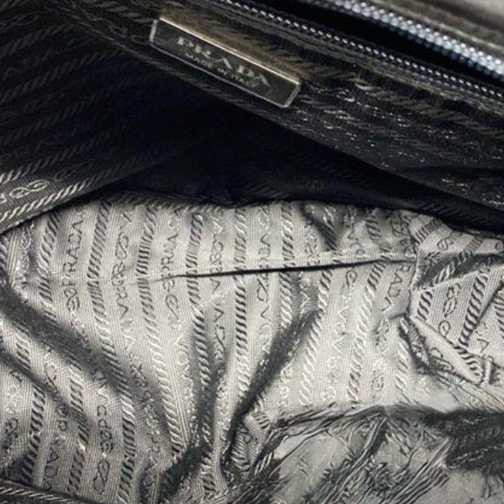 Prada Black Tessuto Nylon Messenger Bag - Picture 10 of 11